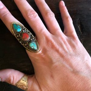 Turquoise stone ring